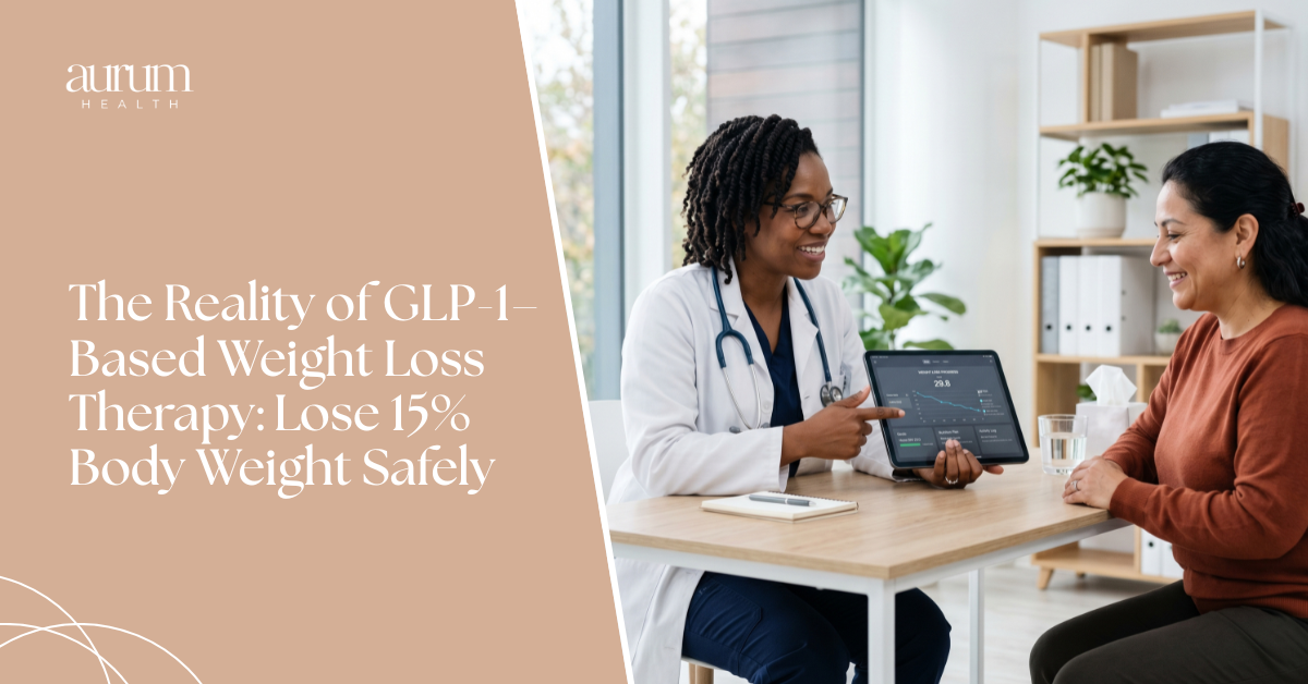 The Reality of GLP-1–Based Weight Loss Therapy: Lose 15% Body Weight Safely