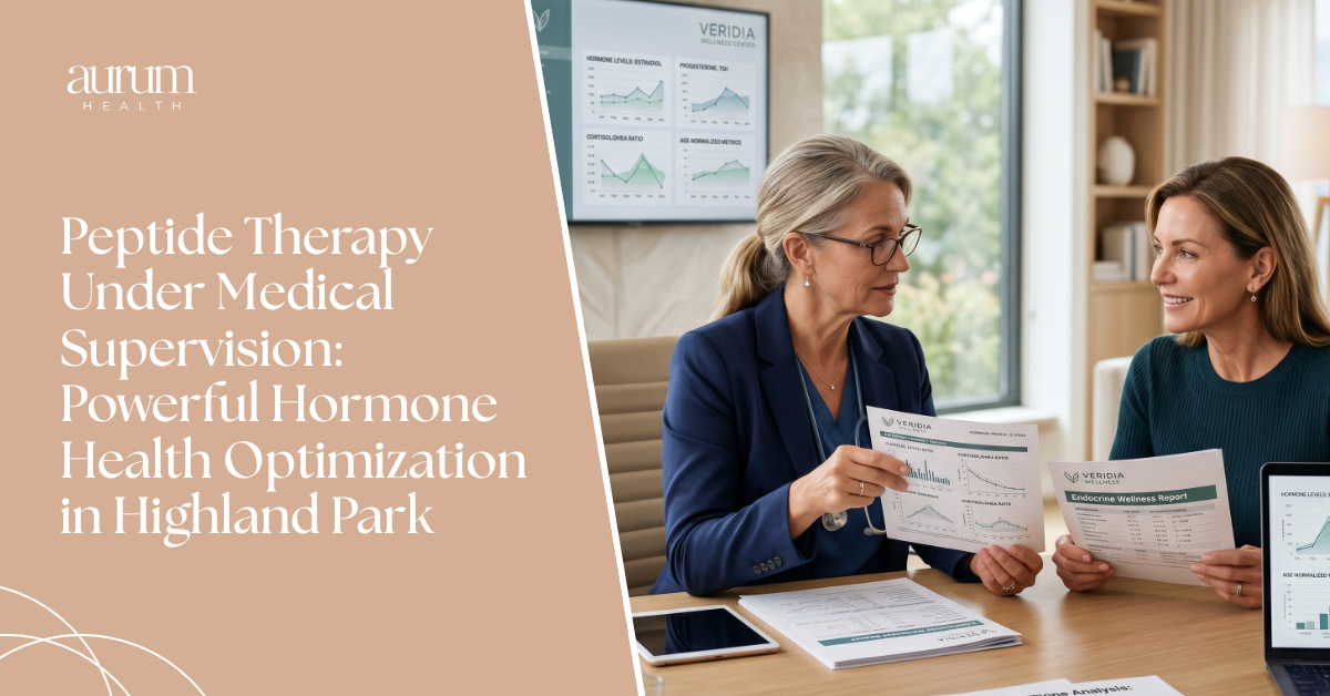 Peptide Therapy Under Medical Supervision: Powerful Hormone Health Optimization in Highland Park
